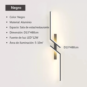 Lámpara de Pared LED de Diseño Minimalista