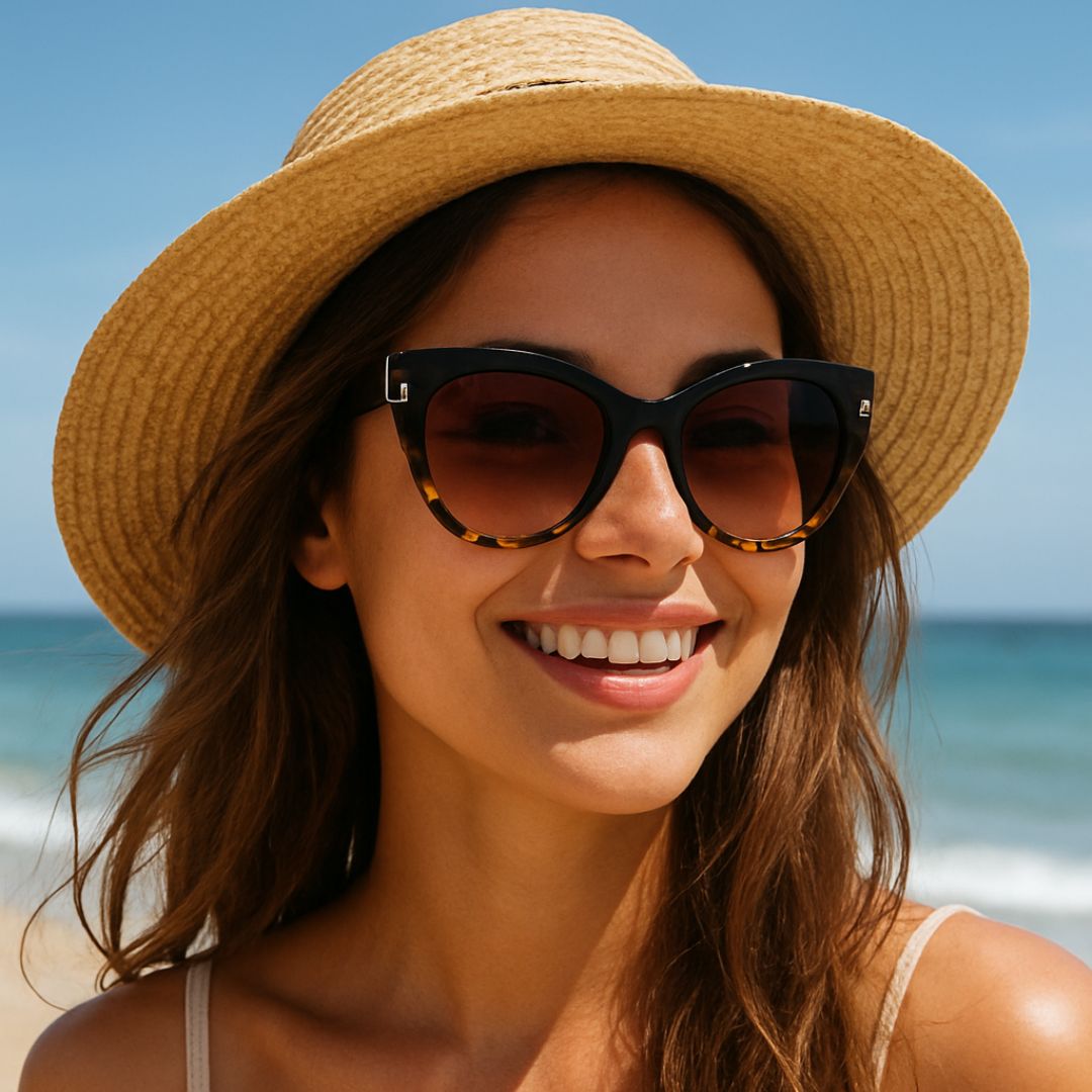 Rhéva™ Gafas de sol estilo ojo de gato Leopardo – Edición 2025