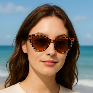 Rhéva™ Gafas de sol estilo ojo de gato Leopardo – Edición 2025