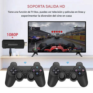 GD10 Plus Game Stick 4K HD – 58.000 Juegos Retro