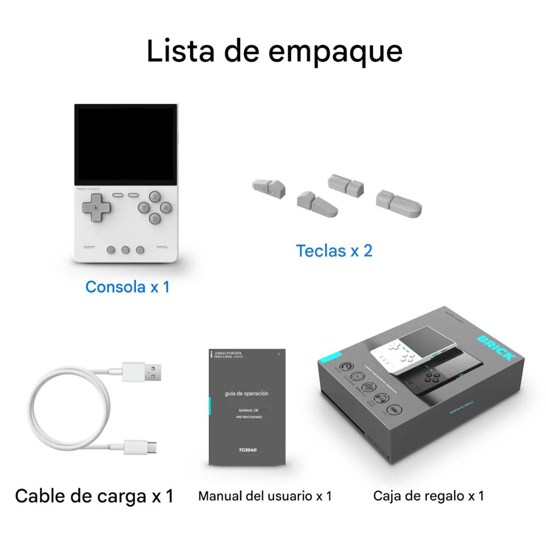 Trimui BRICK Consola Retro Portátil de Bolsillo