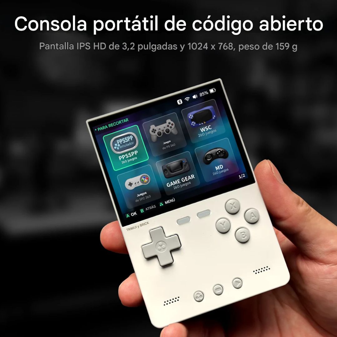 Trimui BRICK Consola Retro Portátil de Bolsillo