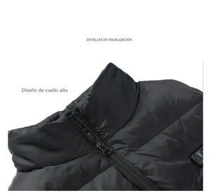 Chaqueta Calefactora Eléctrica Unisex con Tecnología de Grafeno – 9 Zonas de Calor
