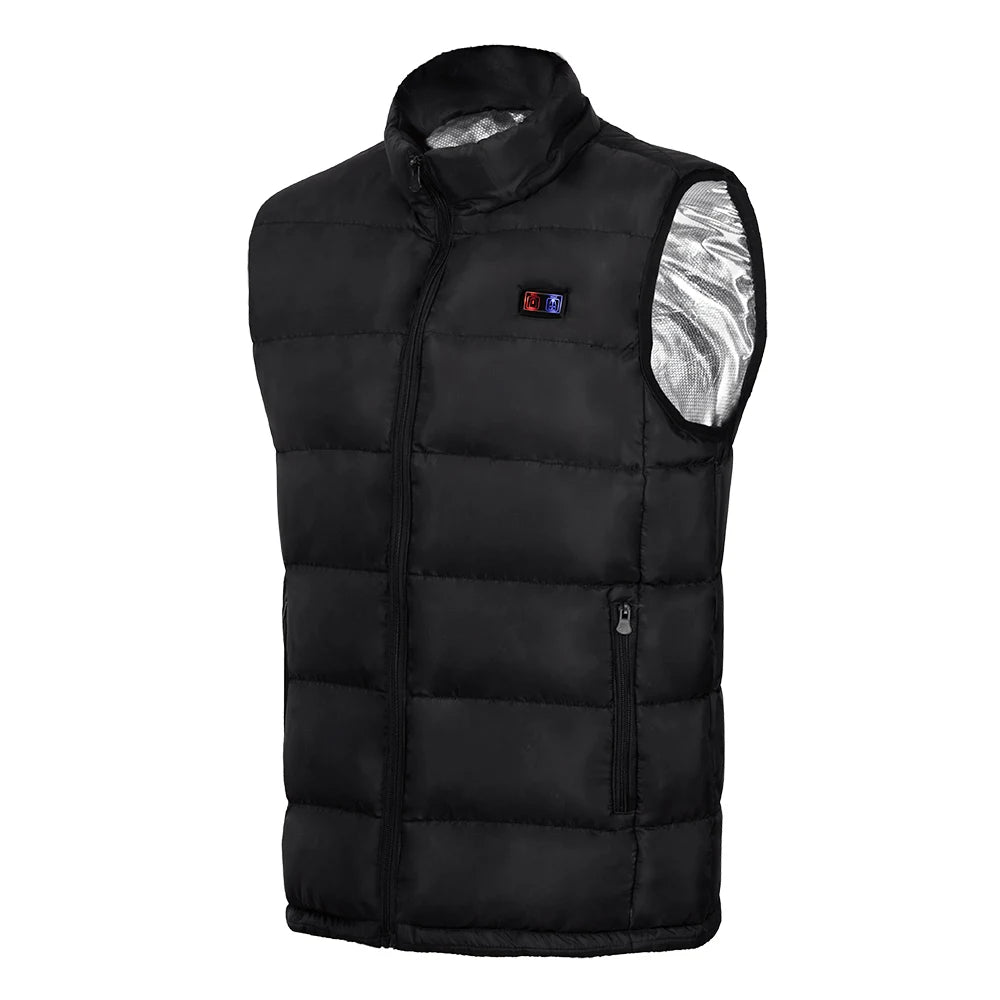 Chaqueta Calefactora Eléctrica Unisex con Tecnología de Grafeno – 9 Zonas de Calor