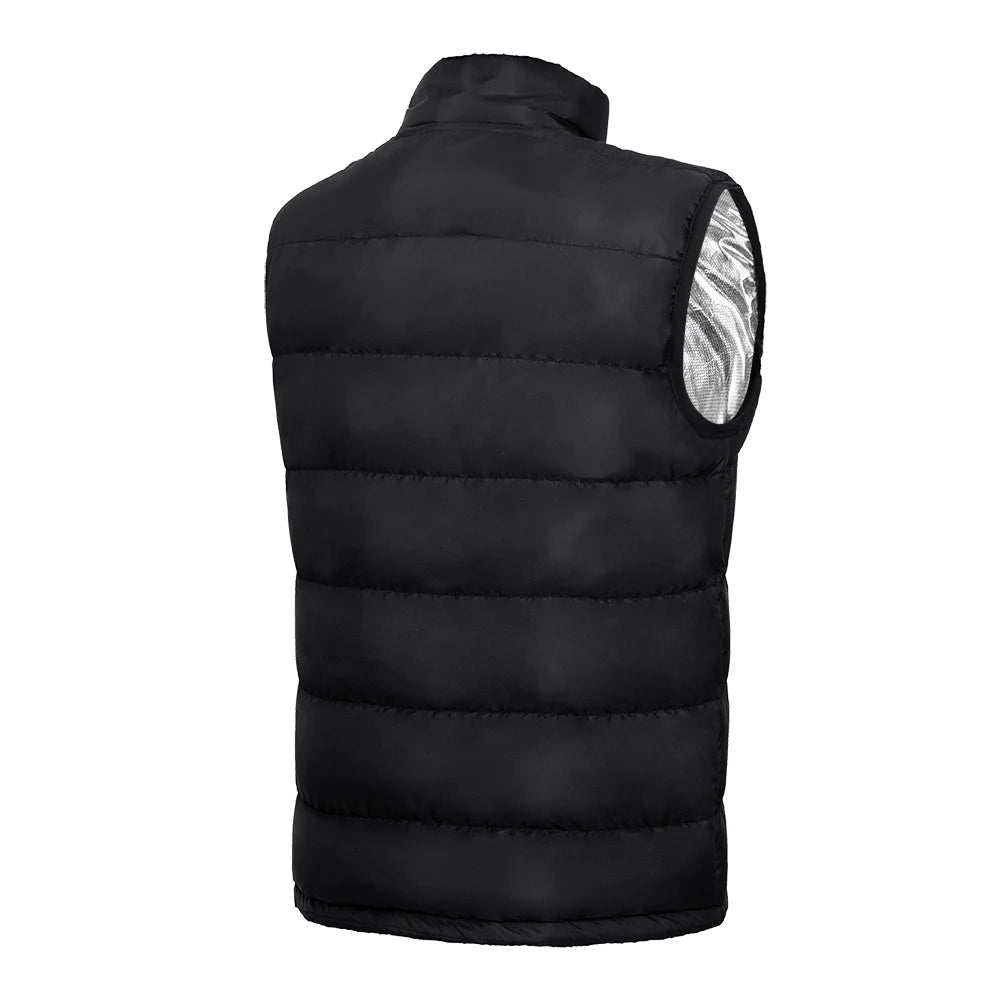 Chaqueta Calefactora Eléctrica Unisex con Tecnología de Grafeno – 9 Zonas de Calor