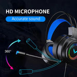 Auriculares Gamer G58/G60 – Sonido 7.1 Estéreo Virtual con LED