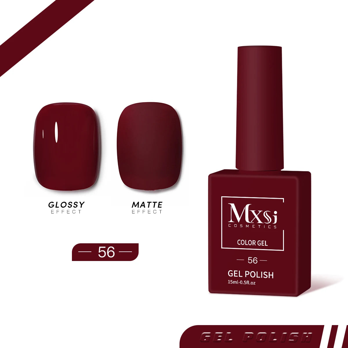 Esmalte en Gel MXSI – Colores Vibrantes, Acabado Profesional