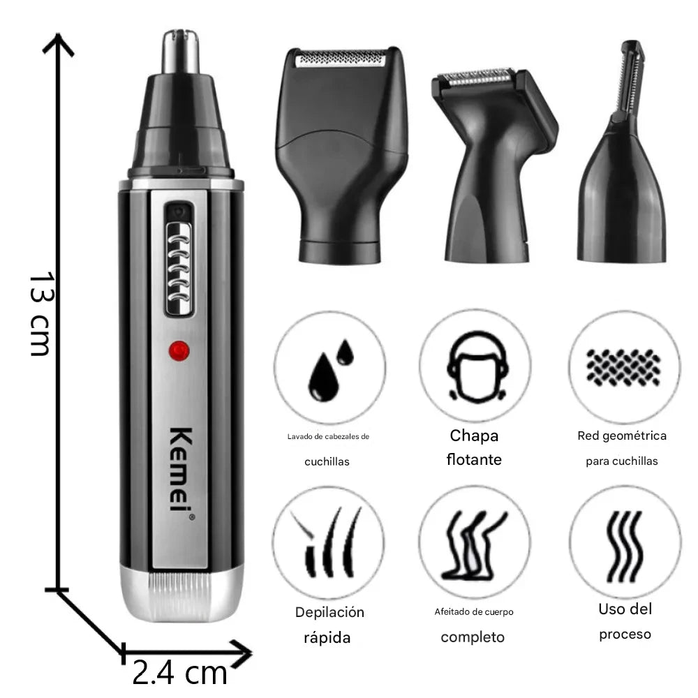 SteelTrim™ 4 en 1 – Recortador Multifunción de Precisión para Hombre