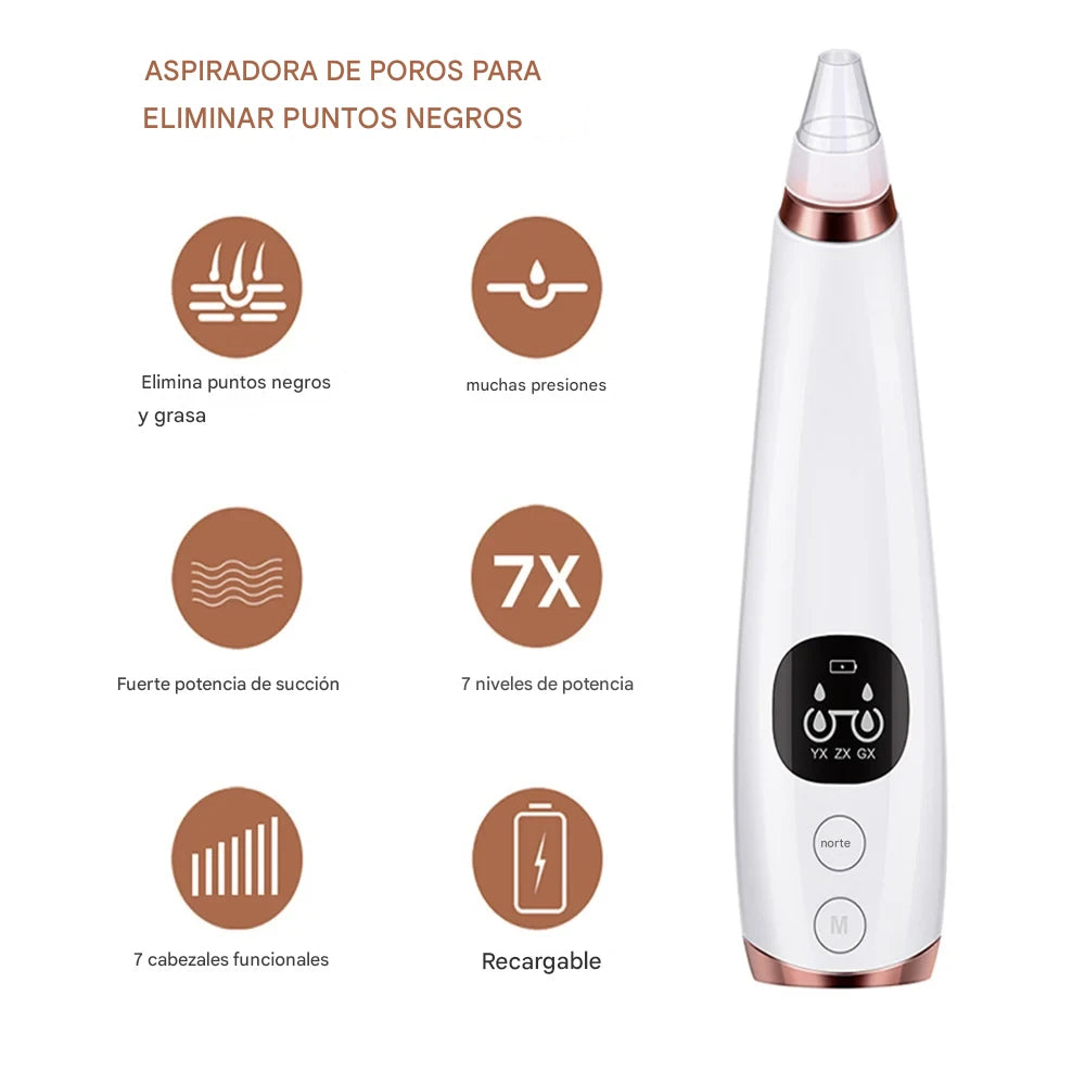 ClearSkin™ – Removedor Eléctrico de Espinillas y Limpiador de Poros Profesional