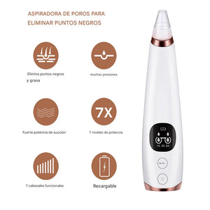 ClearSkin™ – Removedor Eléctrico de Espinillas y Limpiador de Poros Profesional
