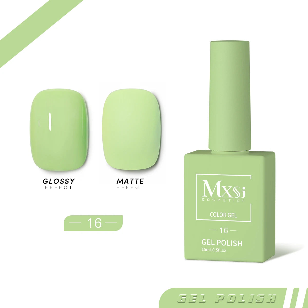 Esmalte en Gel MXSI – Colores Vibrantes, Acabado Profesional
