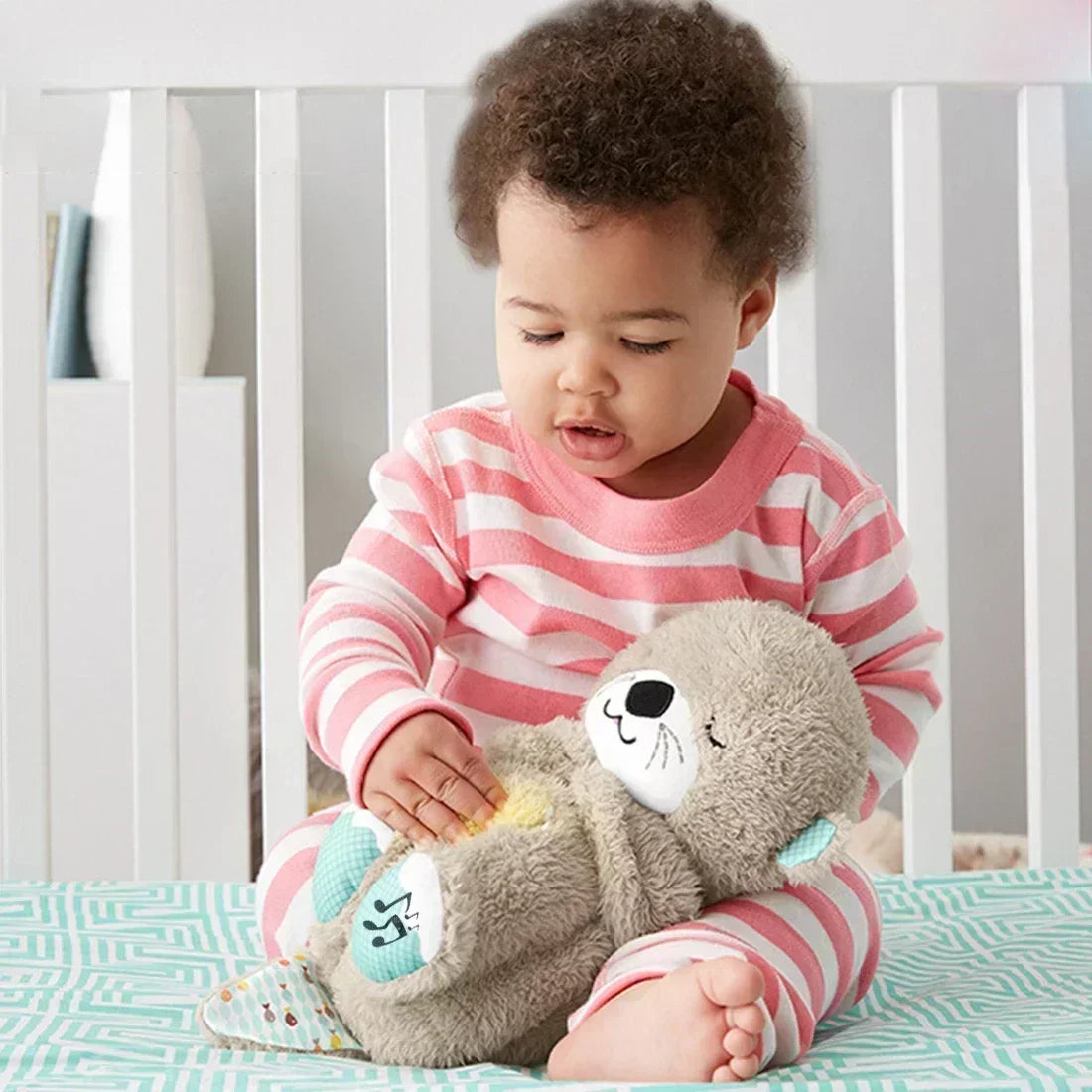 Lontra Musical DreamyBub™ – Compañera de Sueños y Juego para Bebés