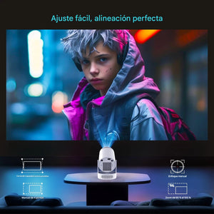 Proyector 4K HY300 Pro+ – Cine Portátil en Alta Definición