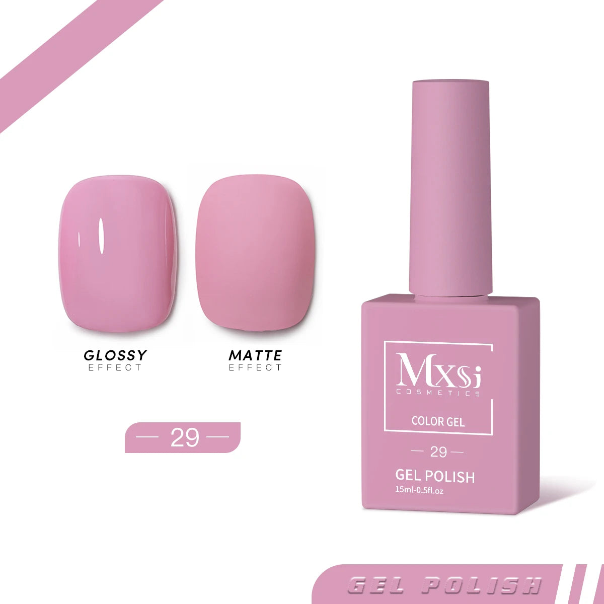 Esmalte en Gel MXSI – Colores Vibrantes, Acabado Profesional