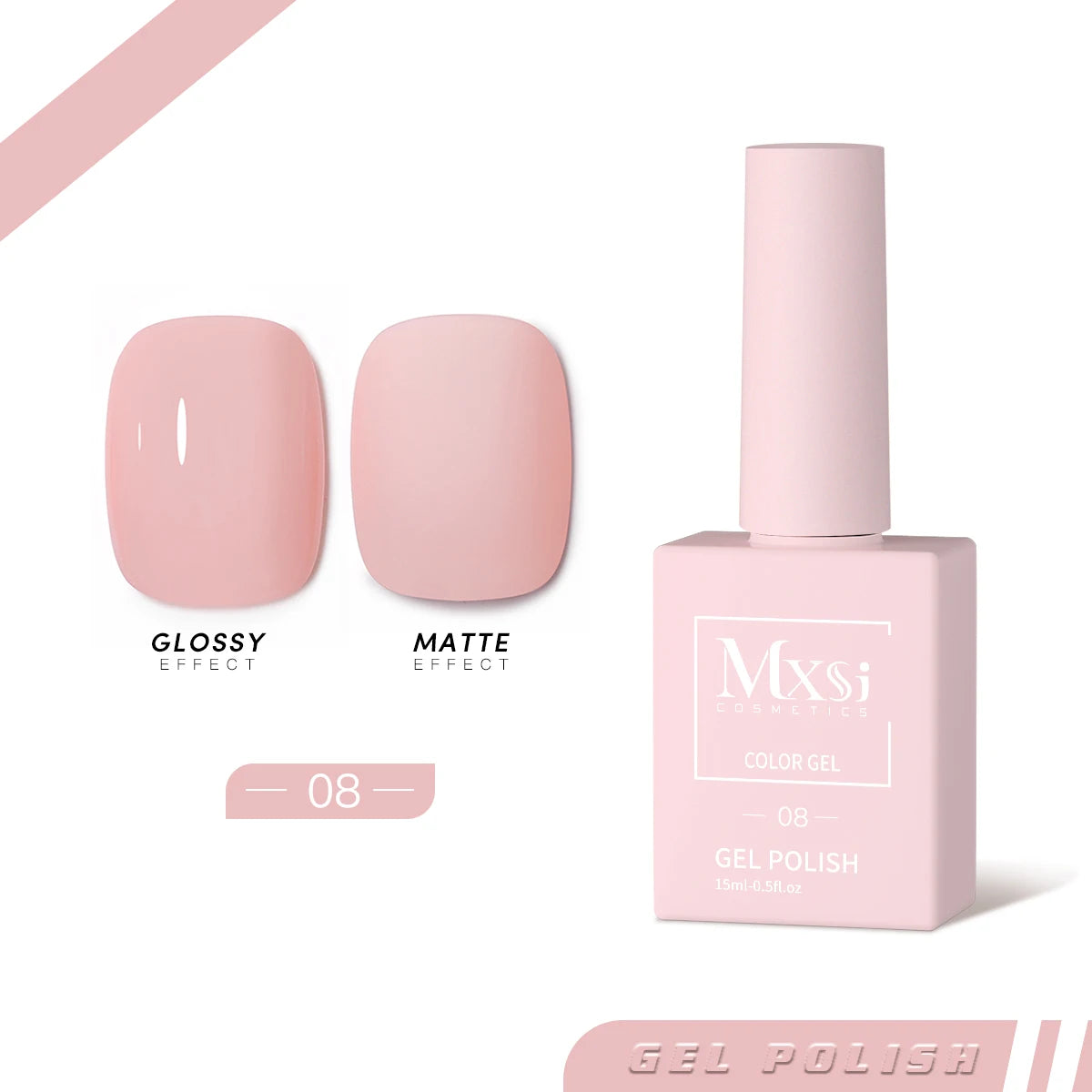 Esmalte en Gel MXSI – Colores Vibrantes, Acabado Profesional