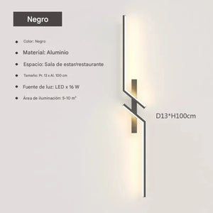 Lámpara de Pared LED de Diseño Minimalista
