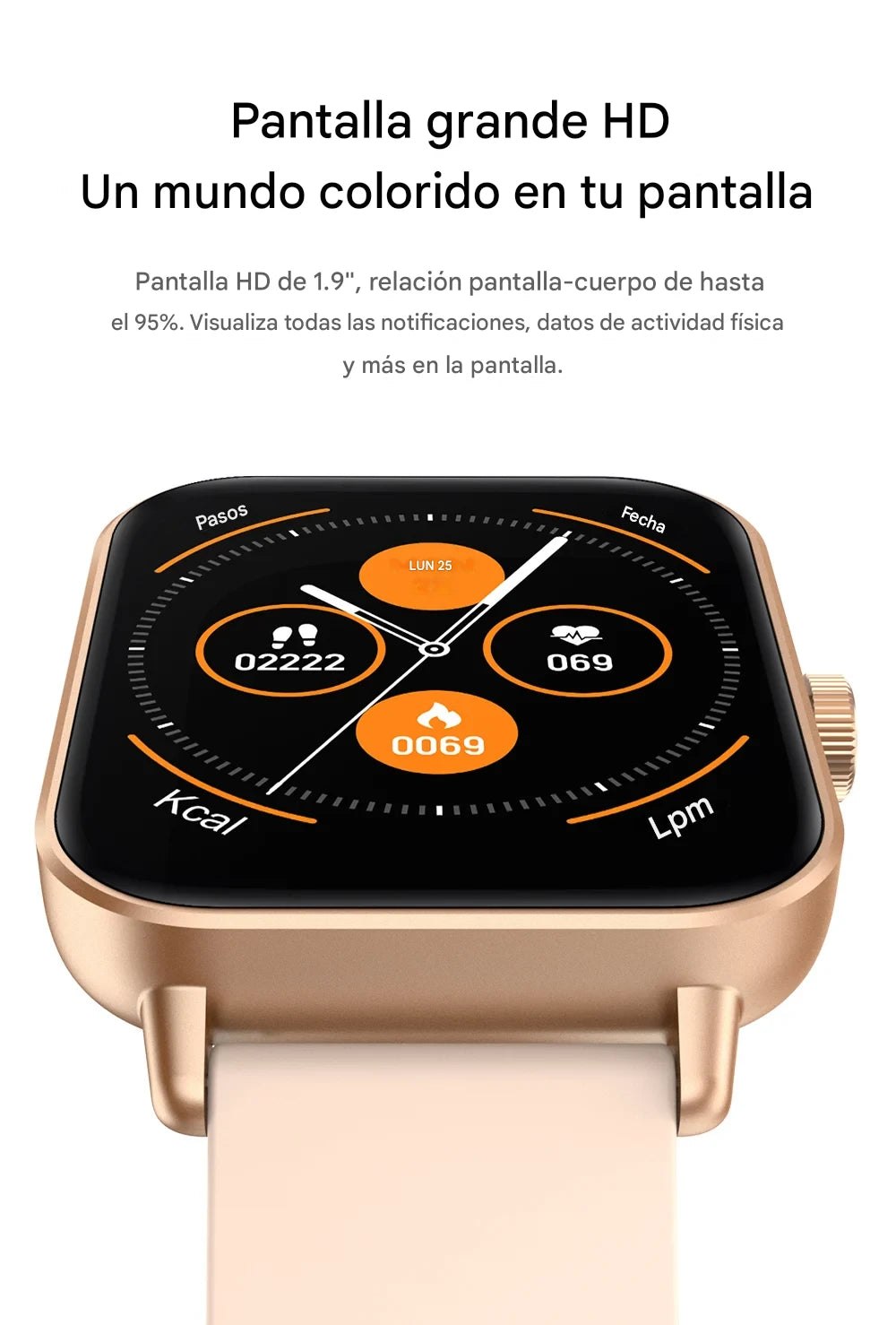 VELTRIX One Smartwatch – Conectividad Total, Salud Inteligente