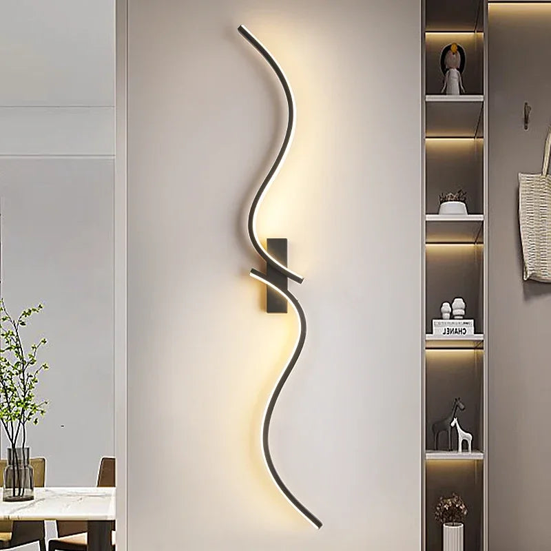 Lámpara de Pared con Letras LED Estilo Nórdico
