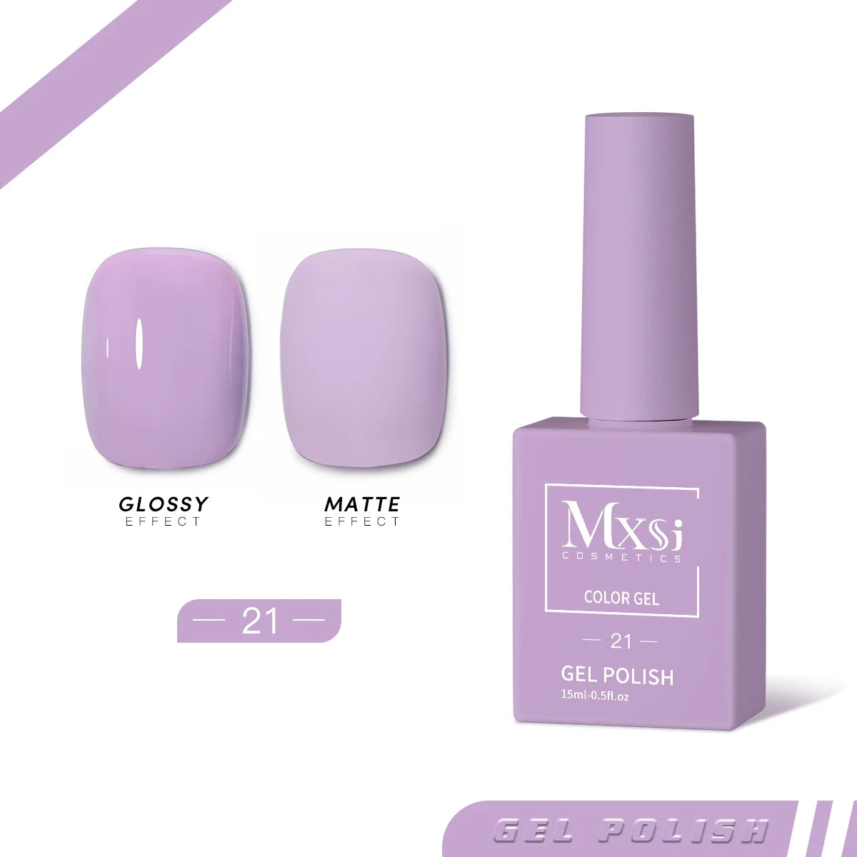 Esmalte en Gel MXSI – Colores Vibrantes, Acabado Profesional
