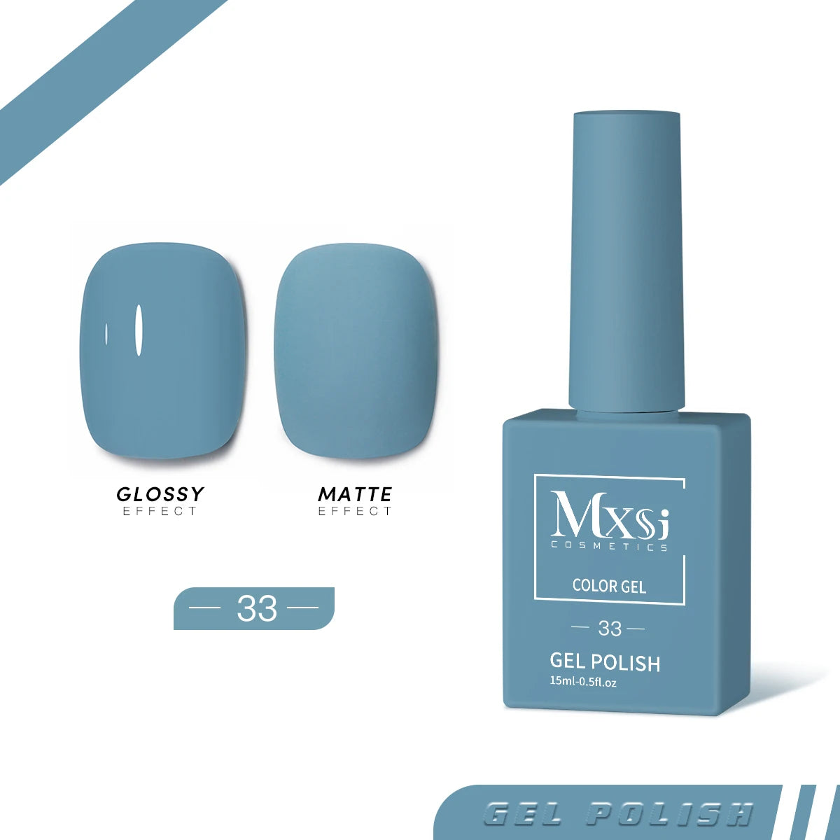 Esmalte en Gel MXSI – Colores Vibrantes, Acabado Profesional
