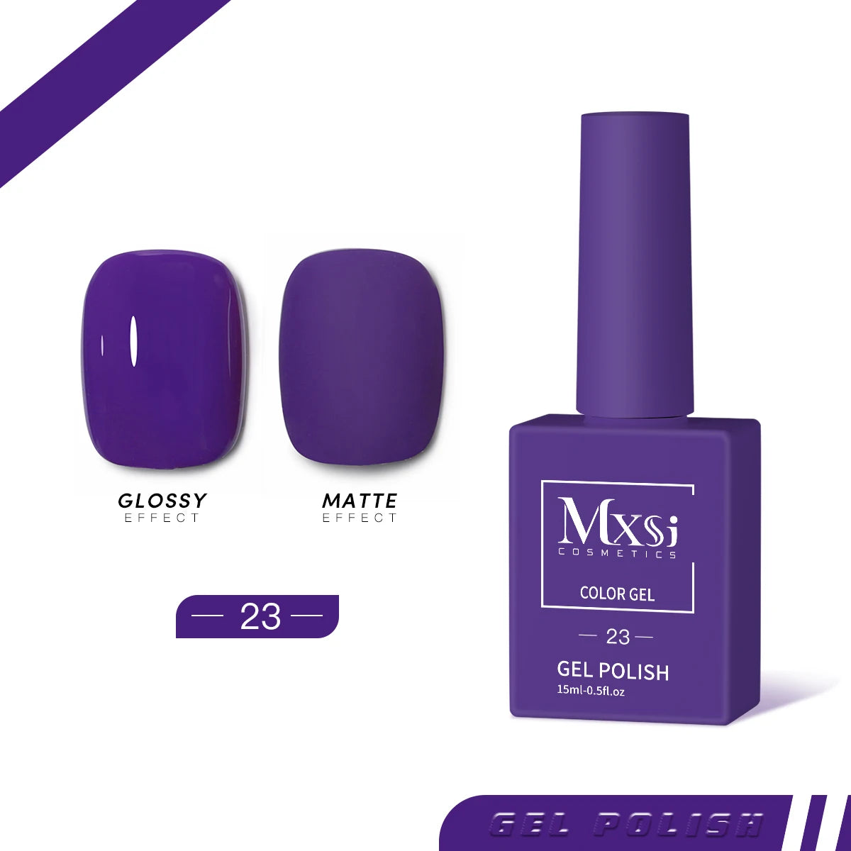 Esmalte en Gel MXSI – Colores Vibrantes, Acabado Profesional
