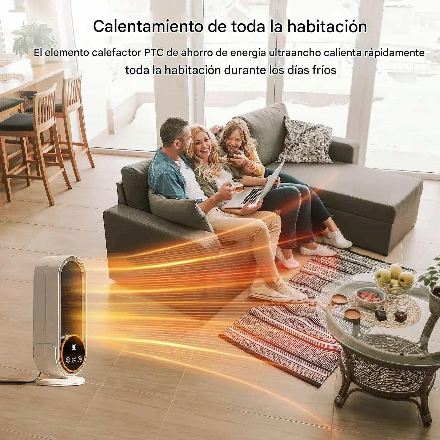 THERMAX 1200W – Calor Inteligente, Comodidad Instantánea