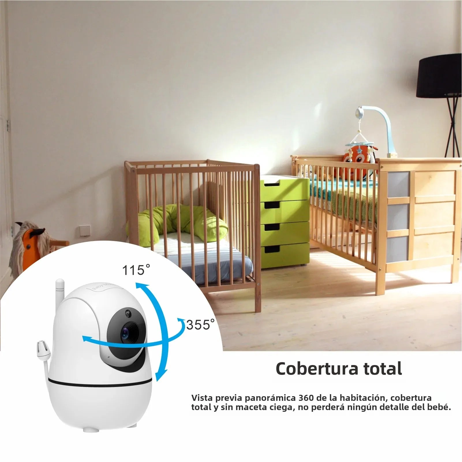 Vigilabebés VisionNest™ – Monitor de Video 4k