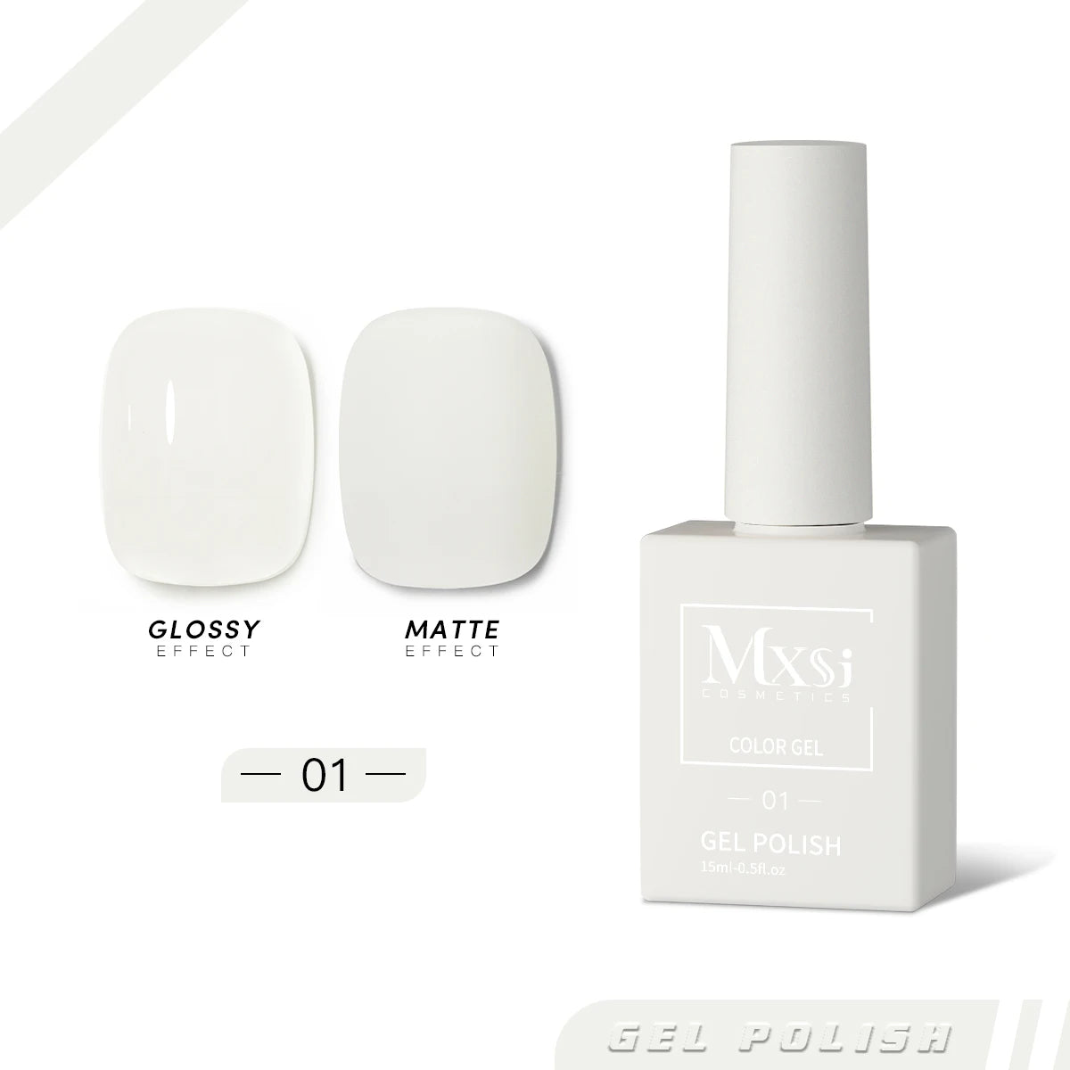 Esmalte en Gel MXSI – Colores Vibrantes, Acabado Profesional