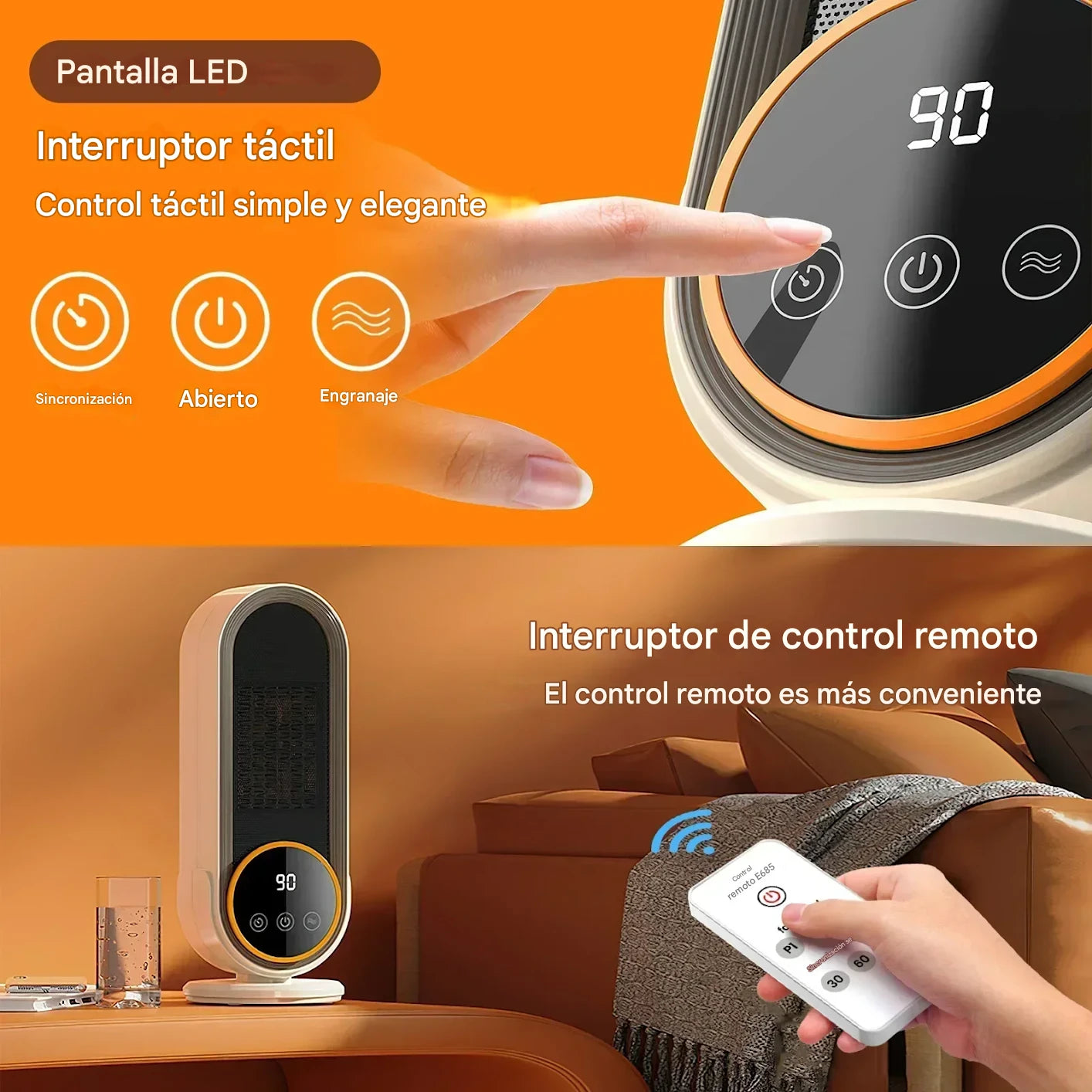 THERMAX 1200W – Calor Inteligente, Comodidad Instantánea