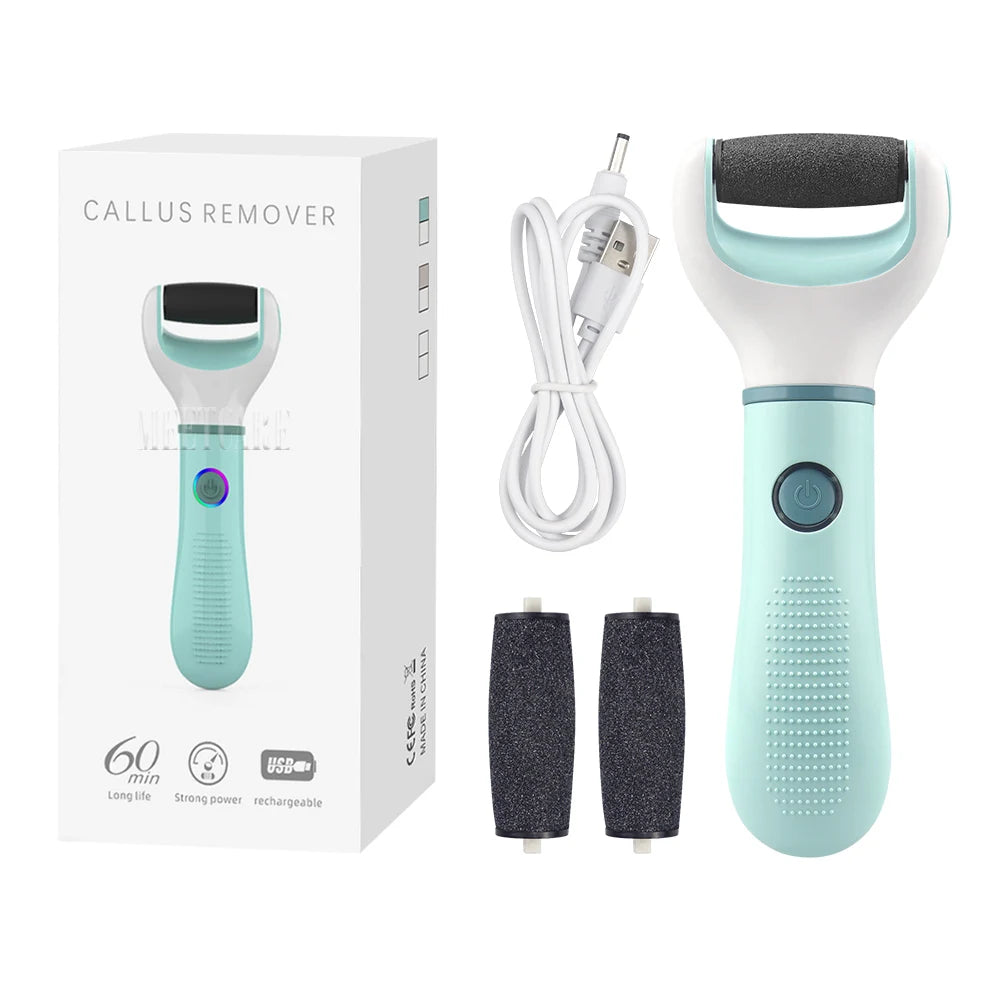 SilkSole™ – Molinillo Eléctrico Inalámbrico para Pies | Eliminador de Callos y Piel Muerta