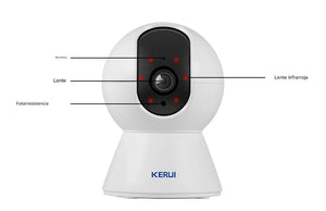 Cámara de Seguridad Inteligente 4K 360 - Protección Avanzada Día y Noche