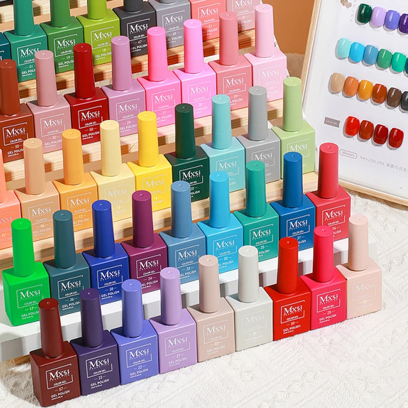 Esmalte en Gel MXSI – Colores Vibrantes, Acabado Profesional