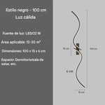 Lámpara de Pared con Letras LED Estilo Nórdico