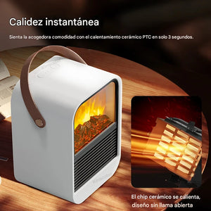 LUMERA™ – Chimenea Eléctrica Portátil con Efecto Llama