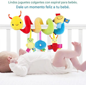SpiraPlay™ – Juguete Sensorial en Espiral para Asiento de Coche y Cochecito