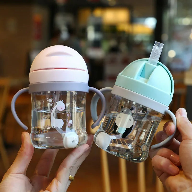 SippySmart™ – Taza Portátil de 250ml con Pajita para Bebés