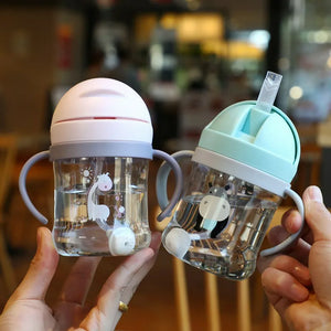 SippySmart™ – Taza Portátil de 250ml con Pajita para Bebés