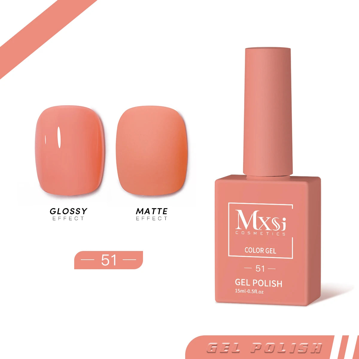 Esmalte en Gel MXSI – Colores Vibrantes, Acabado Profesional