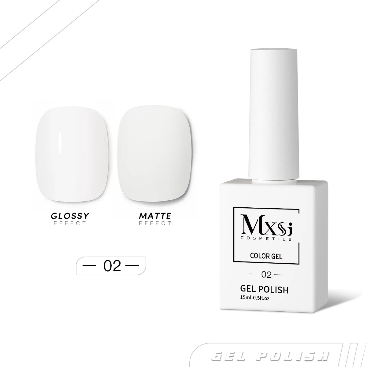 Esmalte en Gel MXSI – Colores Vibrantes, Acabado Profesional