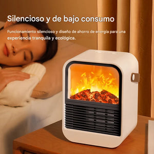 LUMERA™ – Chimenea Eléctrica Portátil con Efecto Llama