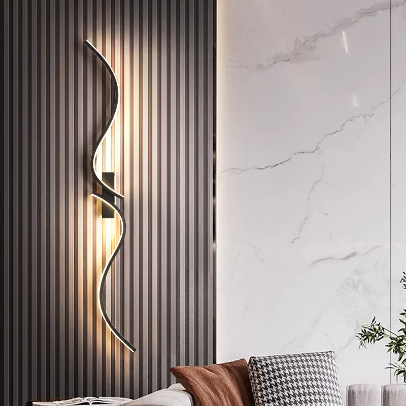 Lámpara de Pared con Letras LED Estilo Nórdico