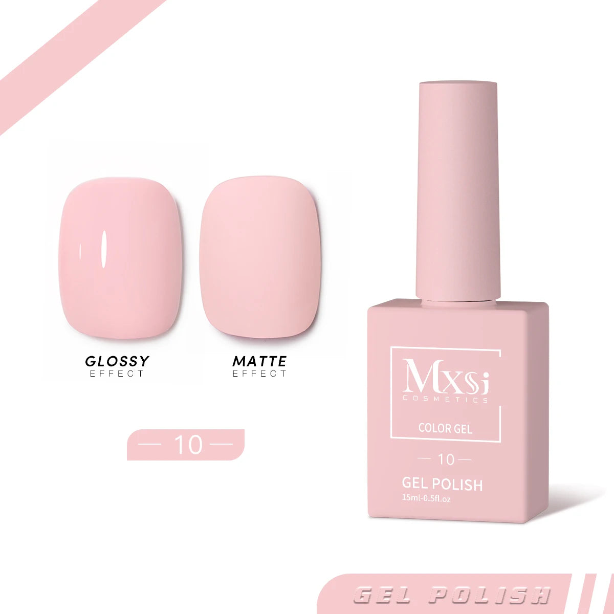 Esmalte en Gel MXSI – Colores Vibrantes, Acabado Profesional