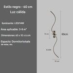 Lámpara de Pared con Letras LED Estilo Nórdico