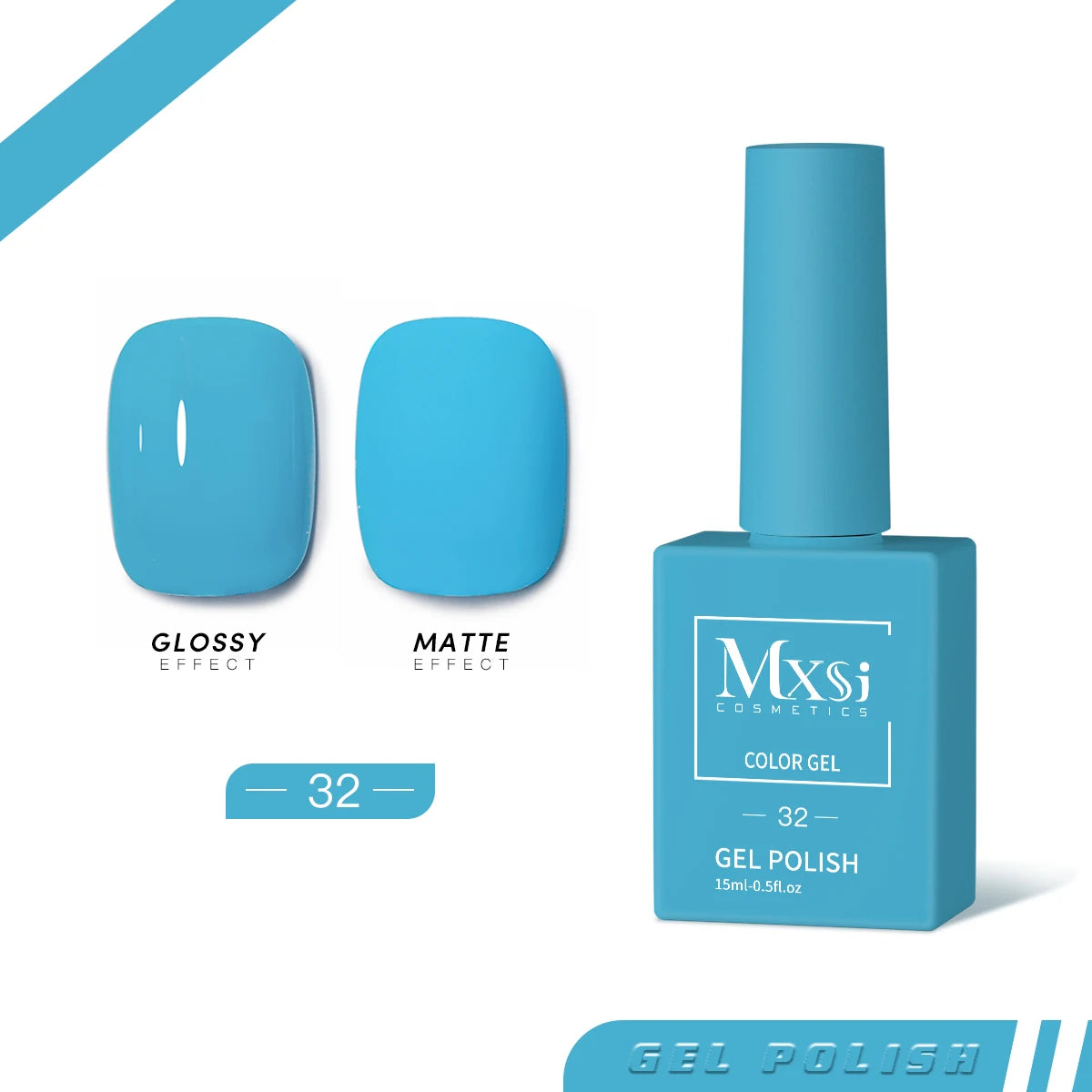 Esmalte en Gel MXSI – Colores Vibrantes, Acabado Profesional