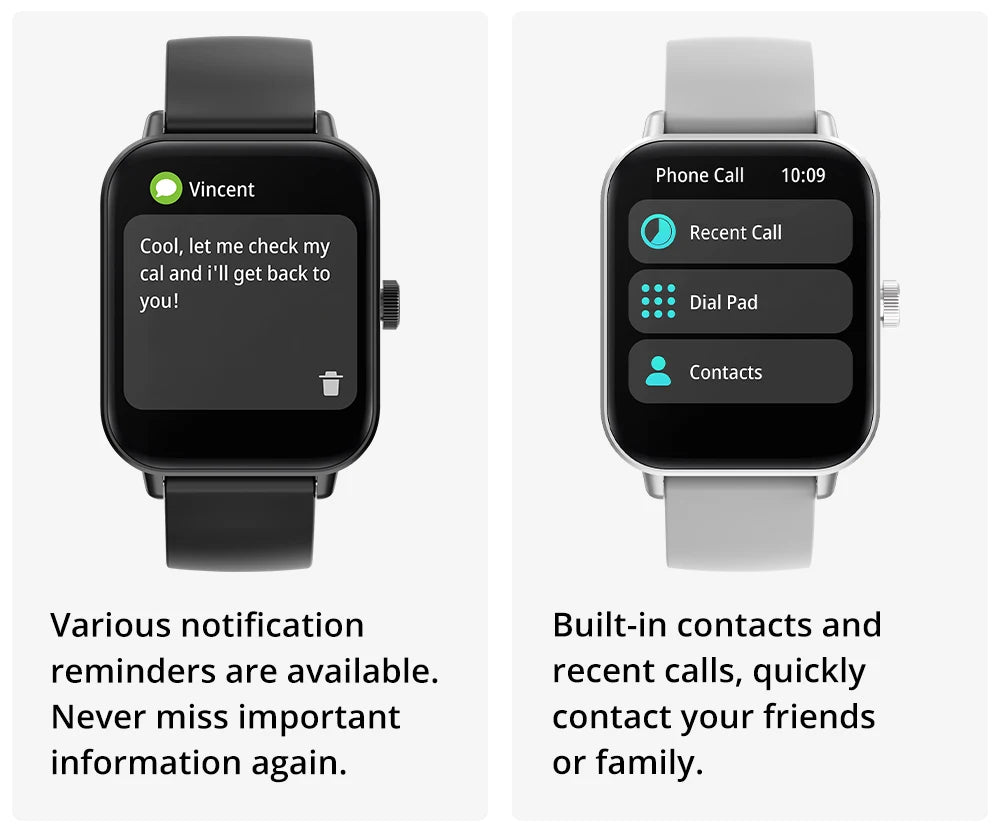 VELTRIX One Smartwatch – Conectividad Total, Salud Inteligente