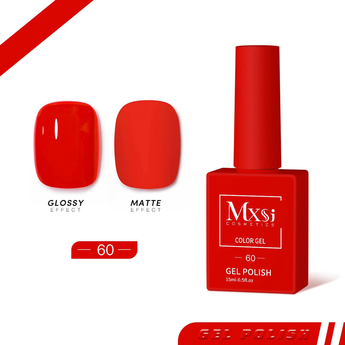 Esmalte en Gel MXSI – Colores Vibrantes, Acabado Profesional