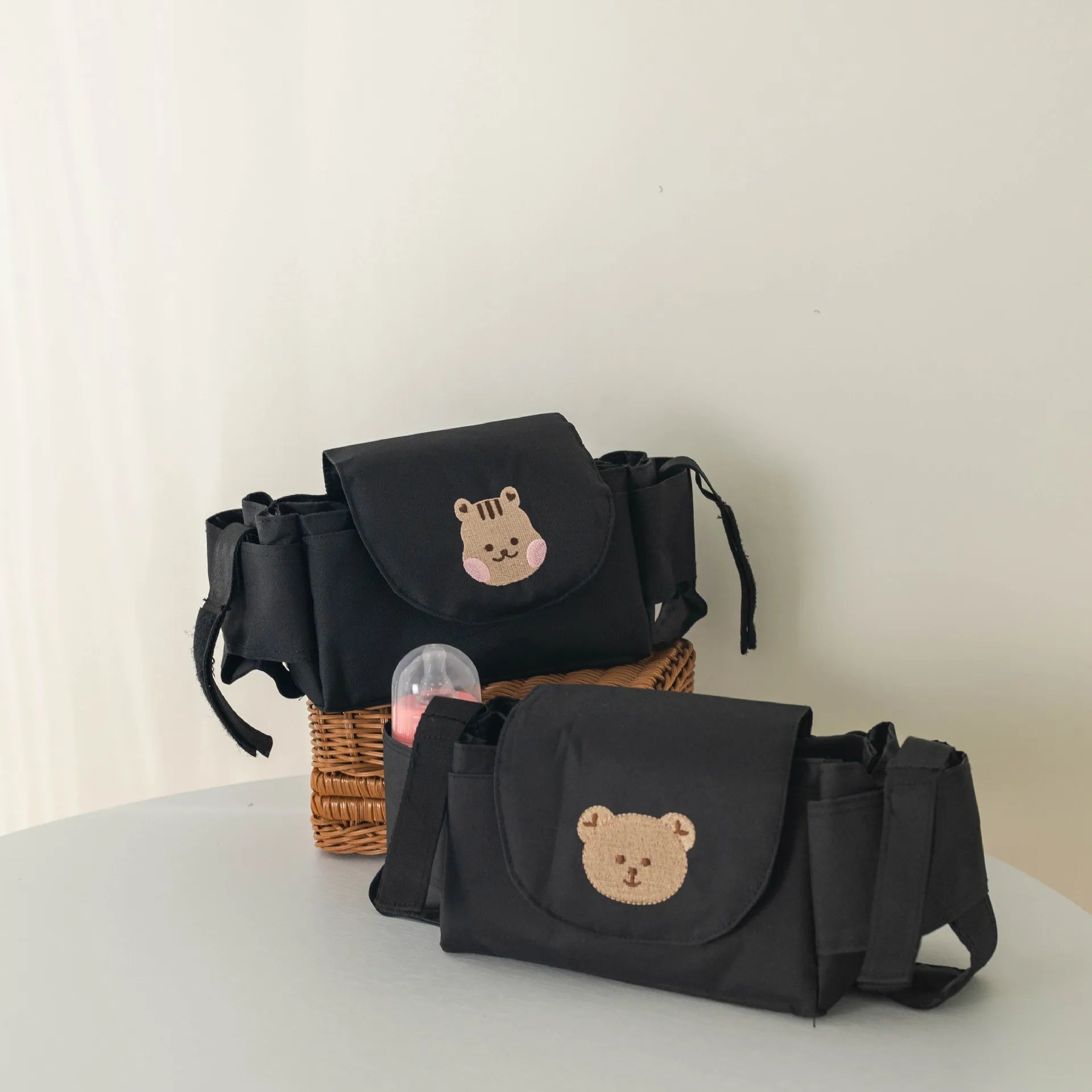 StrollEase™ – Bolsa Organizadora Universal para Cochecito de Bebé