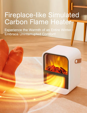 LUMERA™ – Chimenea Eléctrica Portátil con Efecto Llama