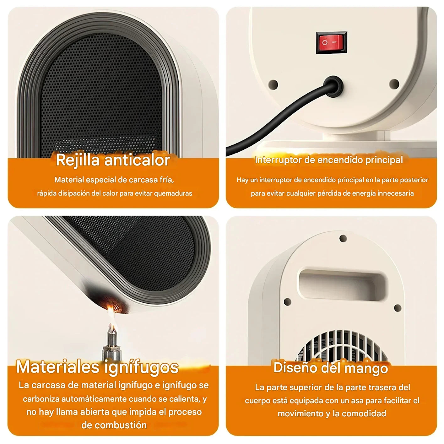 THERMAX 1200W – Calor Inteligente, Comodidad Instantánea