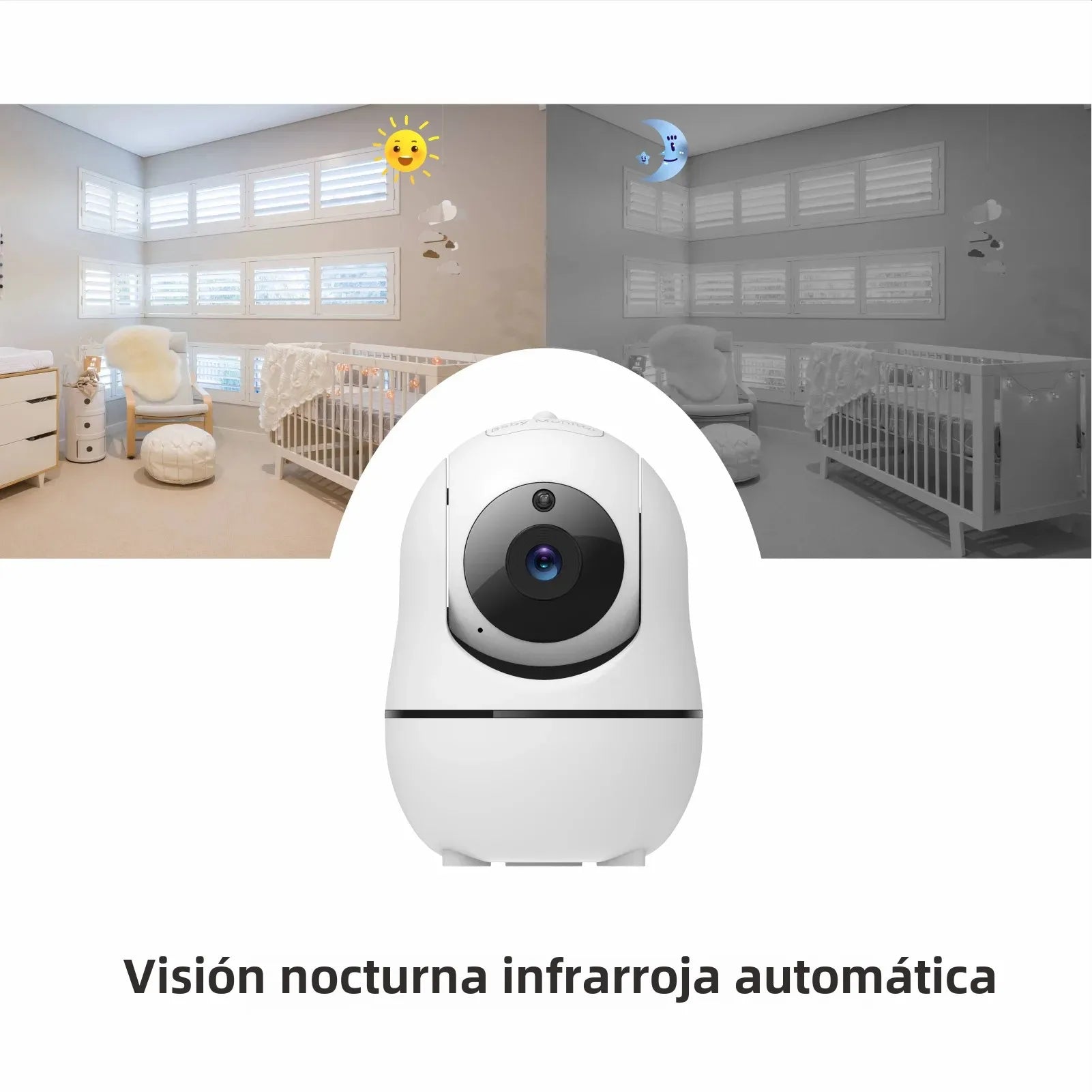 Vigilabebés VisionNest™ – Monitor de Video 4k